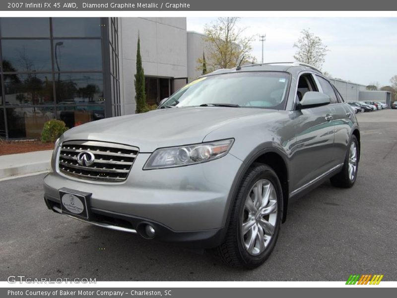 Diamond Graphite Metallic / Graphite 2007 Infiniti FX 45 AWD