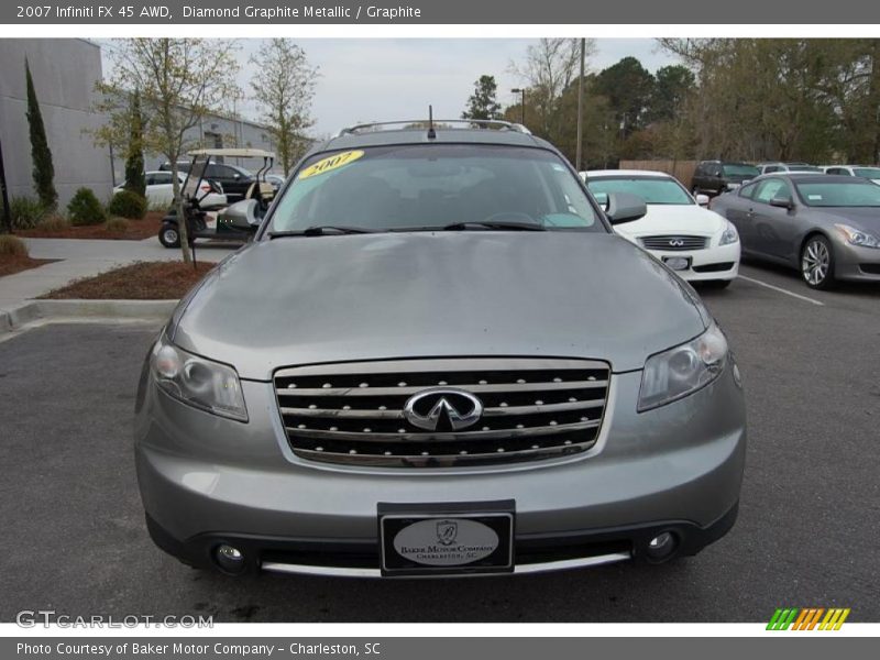 Diamond Graphite Metallic / Graphite 2007 Infiniti FX 45 AWD