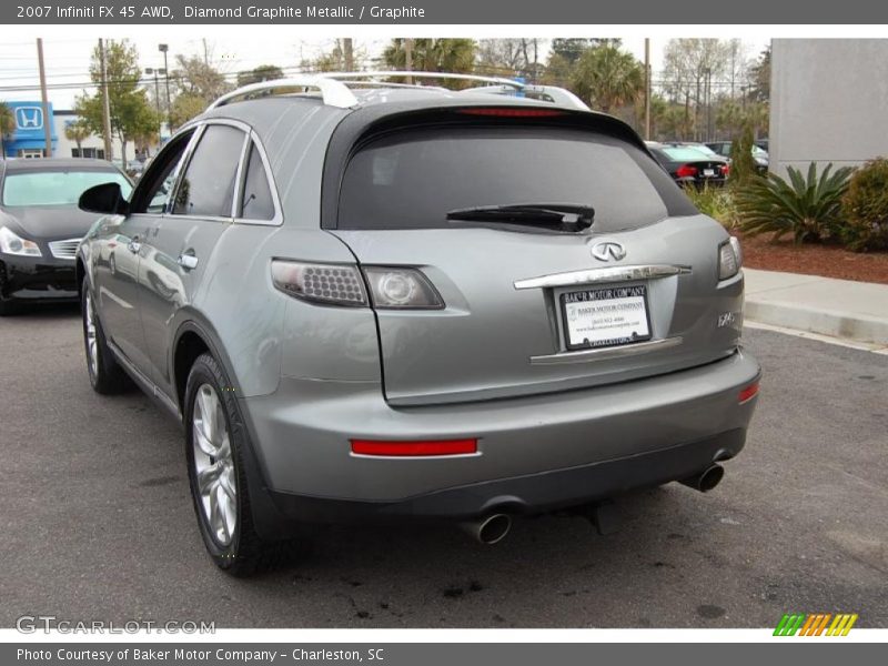 Diamond Graphite Metallic / Graphite 2007 Infiniti FX 45 AWD