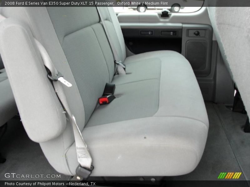 Oxford White / Medium Flint 2008 Ford E Series Van E350 Super Duty XLT 15 Passenger