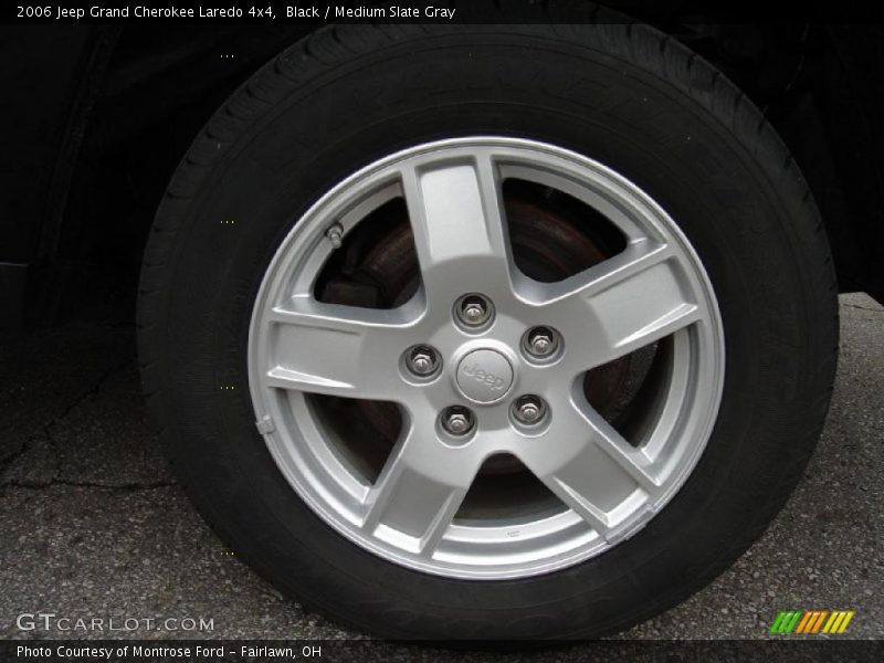 Black / Medium Slate Gray 2006 Jeep Grand Cherokee Laredo 4x4