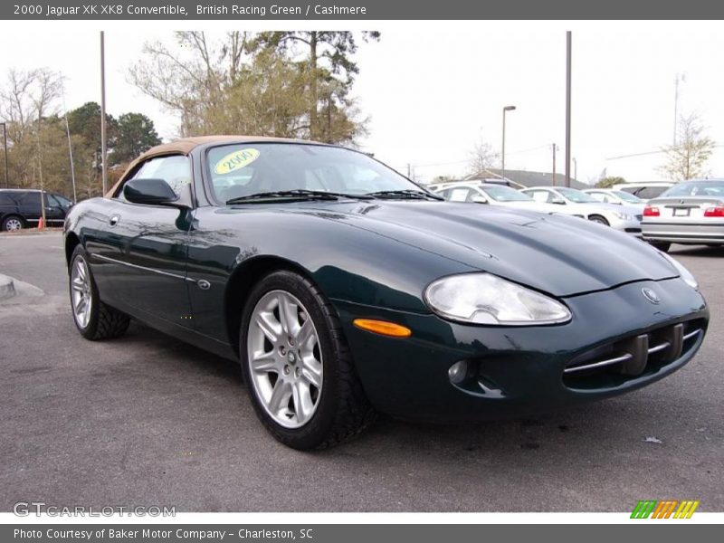 British Racing Green / Cashmere 2000 Jaguar XK XK8 Convertible