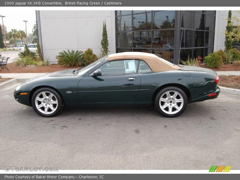 British Racing Green / Cashmere 2000 Jaguar XK XK8 Convertible