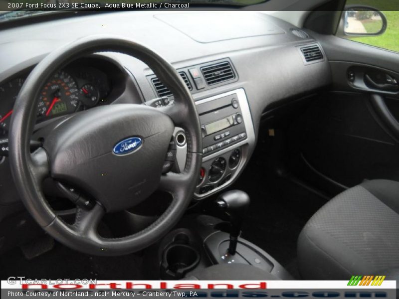 Aqua Blue Metallic / Charcoal 2007 Ford Focus ZX3 SE Coupe