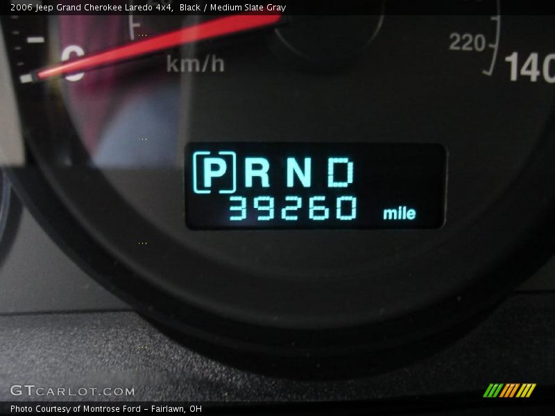 Black / Medium Slate Gray 2006 Jeep Grand Cherokee Laredo 4x4