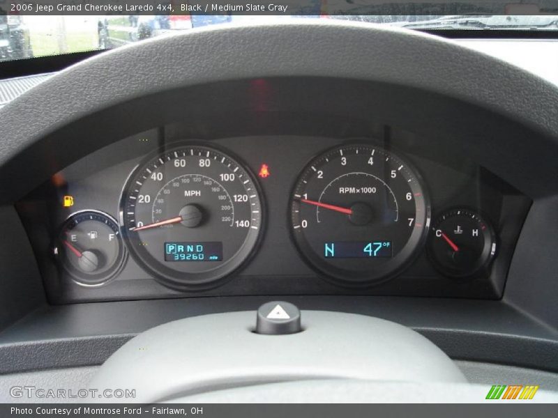 Black / Medium Slate Gray 2006 Jeep Grand Cherokee Laredo 4x4