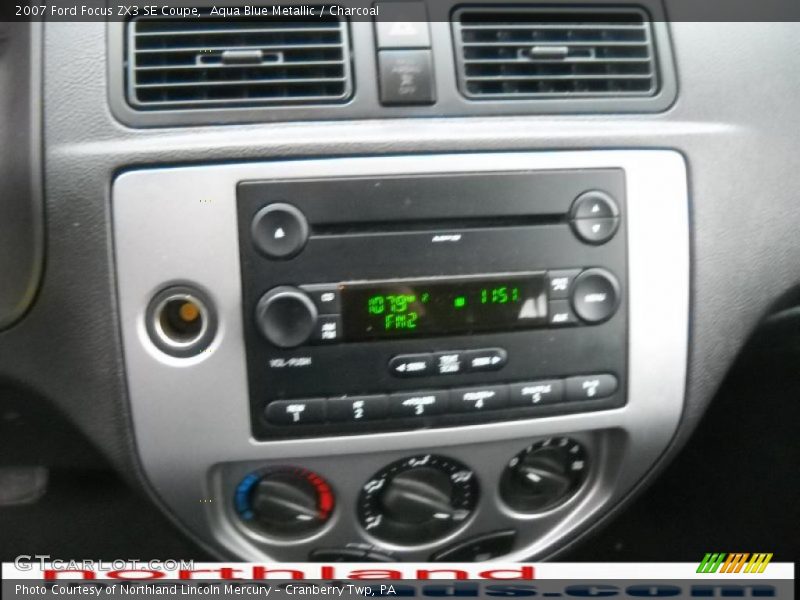 Aqua Blue Metallic / Charcoal 2007 Ford Focus ZX3 SE Coupe