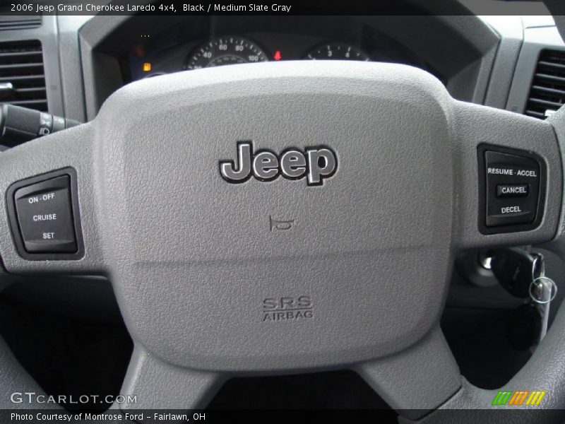 Black / Medium Slate Gray 2006 Jeep Grand Cherokee Laredo 4x4