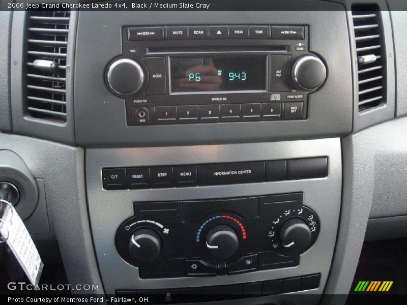 Black / Medium Slate Gray 2006 Jeep Grand Cherokee Laredo 4x4