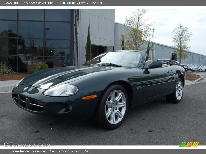 British Racing Green / Cashmere 2000 Jaguar XK XK8 Convertible