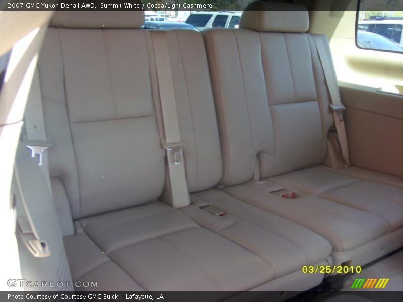 Summit White / Cocoa/Light Cashmere 2007 GMC Yukon Denali AWD