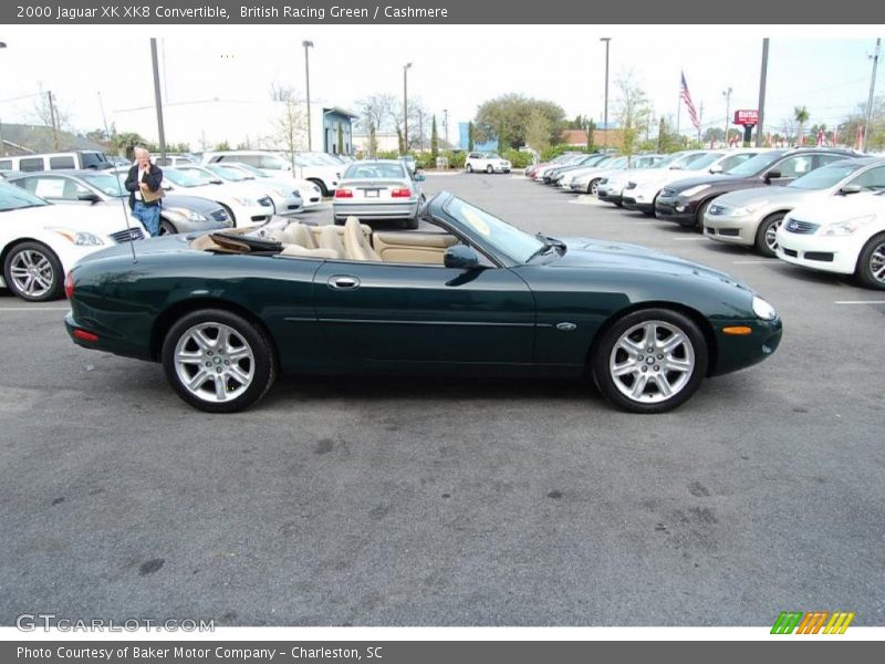 British Racing Green / Cashmere 2000 Jaguar XK XK8 Convertible