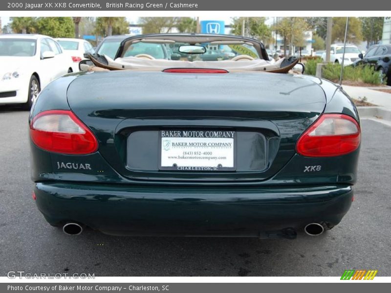 British Racing Green / Cashmere 2000 Jaguar XK XK8 Convertible