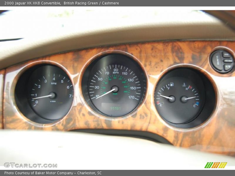 British Racing Green / Cashmere 2000 Jaguar XK XK8 Convertible
