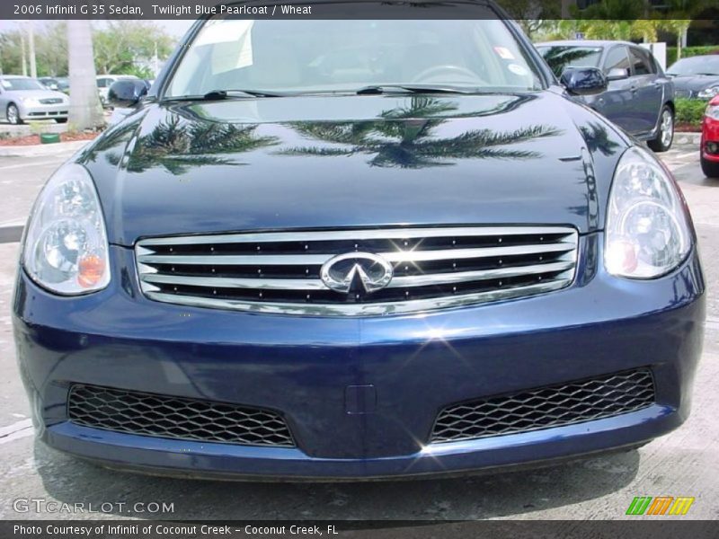 Twilight Blue Pearlcoat / Wheat 2006 Infiniti G 35 Sedan