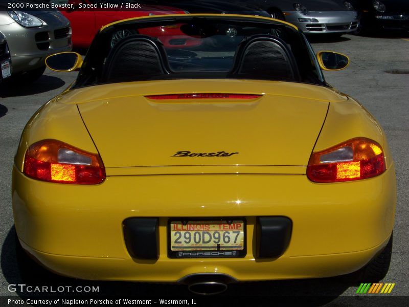 Speed Yellow / Black 2000 Porsche Boxster