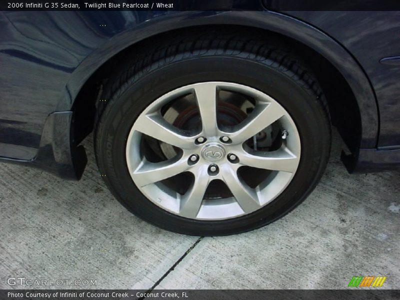 Twilight Blue Pearlcoat / Wheat 2006 Infiniti G 35 Sedan