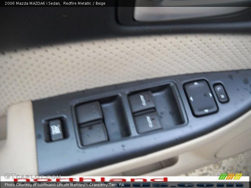 Redfire Metallic / Beige 2006 Mazda MAZDA6 i Sedan