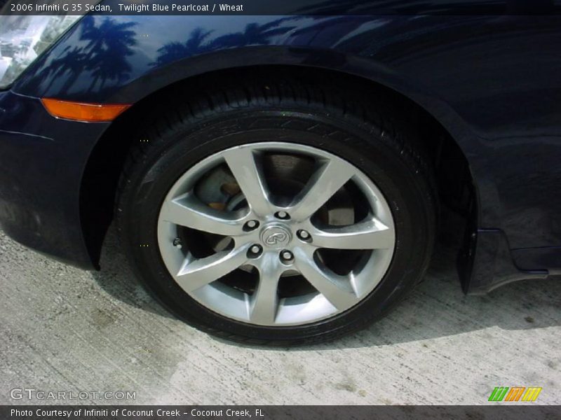 Twilight Blue Pearlcoat / Wheat 2006 Infiniti G 35 Sedan