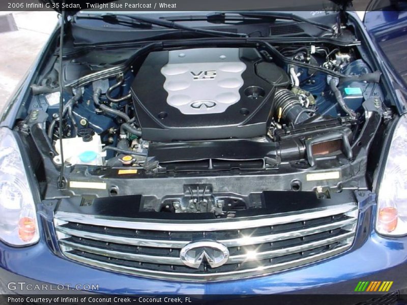 Twilight Blue Pearlcoat / Wheat 2006 Infiniti G 35 Sedan