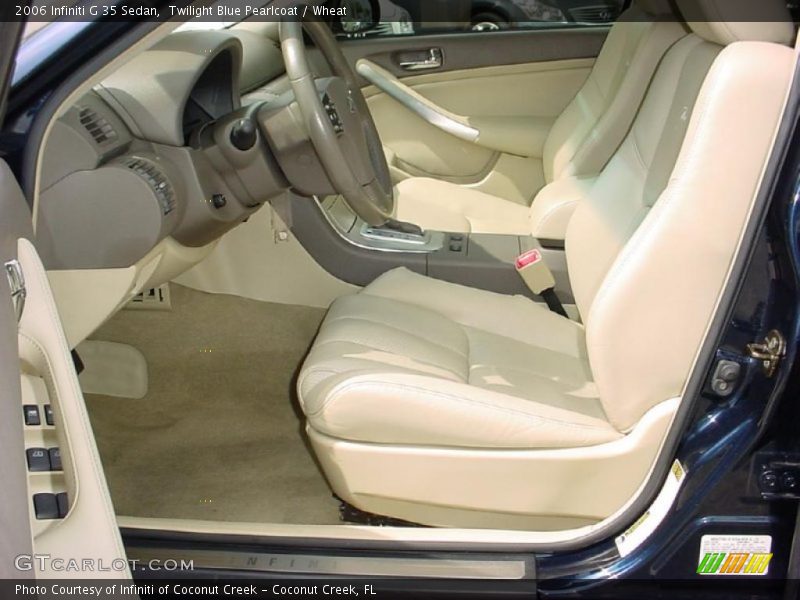 Twilight Blue Pearlcoat / Wheat 2006 Infiniti G 35 Sedan