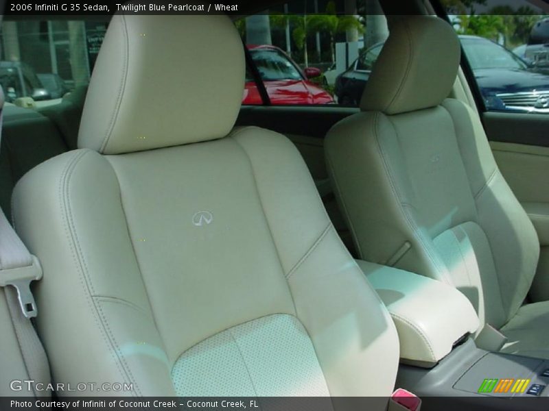 Twilight Blue Pearlcoat / Wheat 2006 Infiniti G 35 Sedan