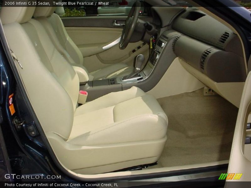 Twilight Blue Pearlcoat / Wheat 2006 Infiniti G 35 Sedan