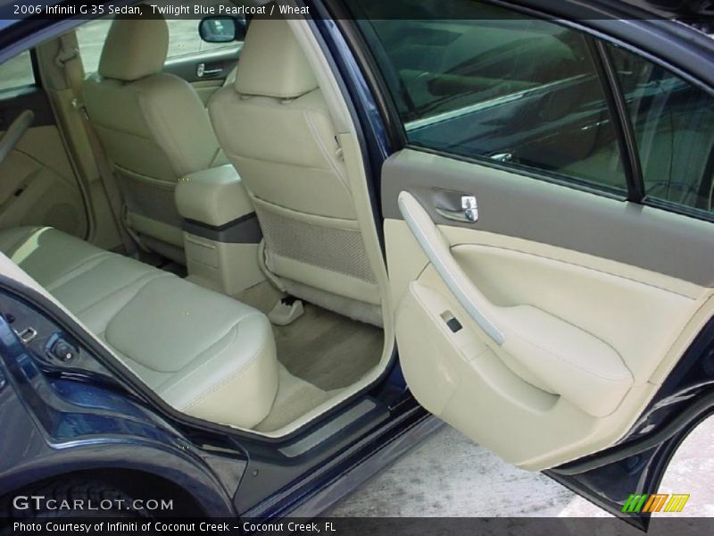 Twilight Blue Pearlcoat / Wheat 2006 Infiniti G 35 Sedan
