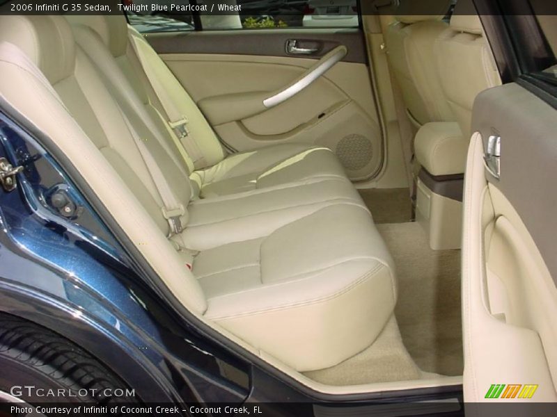 Twilight Blue Pearlcoat / Wheat 2006 Infiniti G 35 Sedan