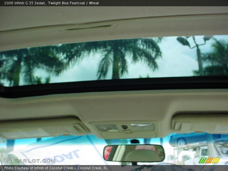 Twilight Blue Pearlcoat / Wheat 2006 Infiniti G 35 Sedan