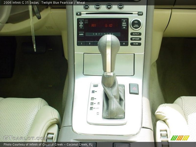 Twilight Blue Pearlcoat / Wheat 2006 Infiniti G 35 Sedan