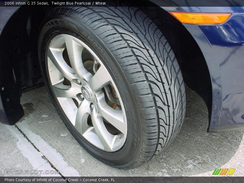 Twilight Blue Pearlcoat / Wheat 2006 Infiniti G 35 Sedan