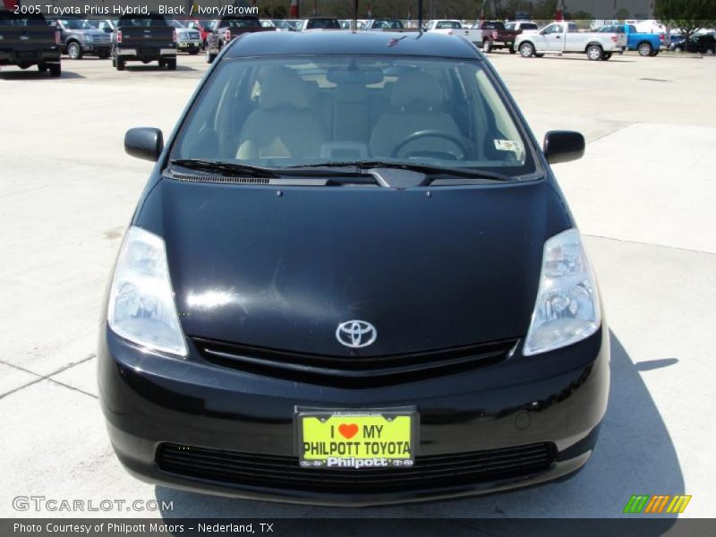 Black / Ivory/Brown 2005 Toyota Prius Hybrid