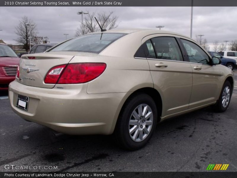 White Gold / Dark Slate Gray 2010 Chrysler Sebring Touring Sedan