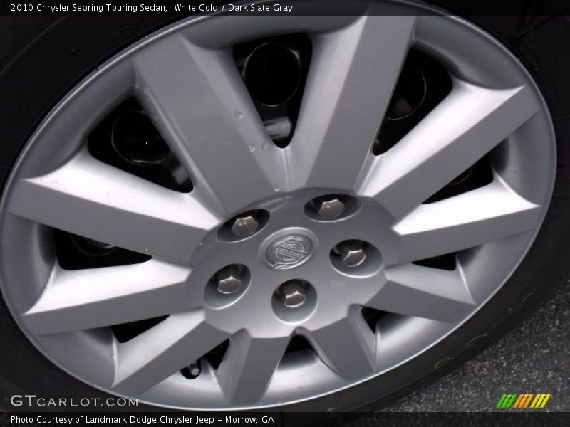 White Gold / Dark Slate Gray 2010 Chrysler Sebring Touring Sedan