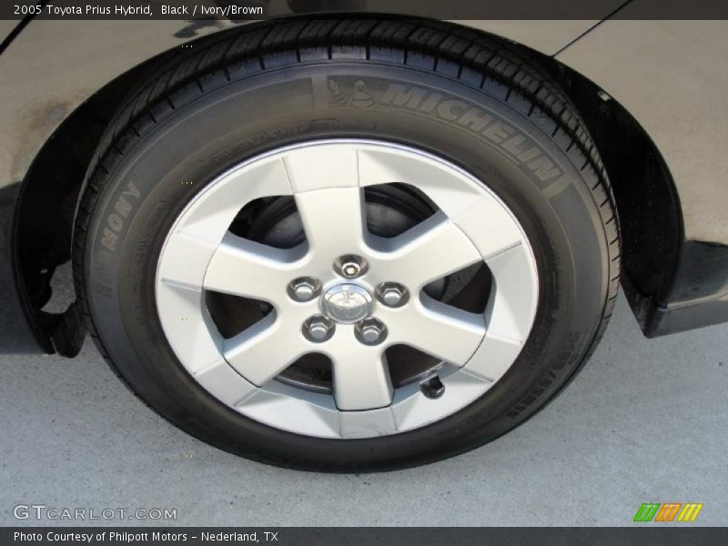 Black / Ivory/Brown 2005 Toyota Prius Hybrid
