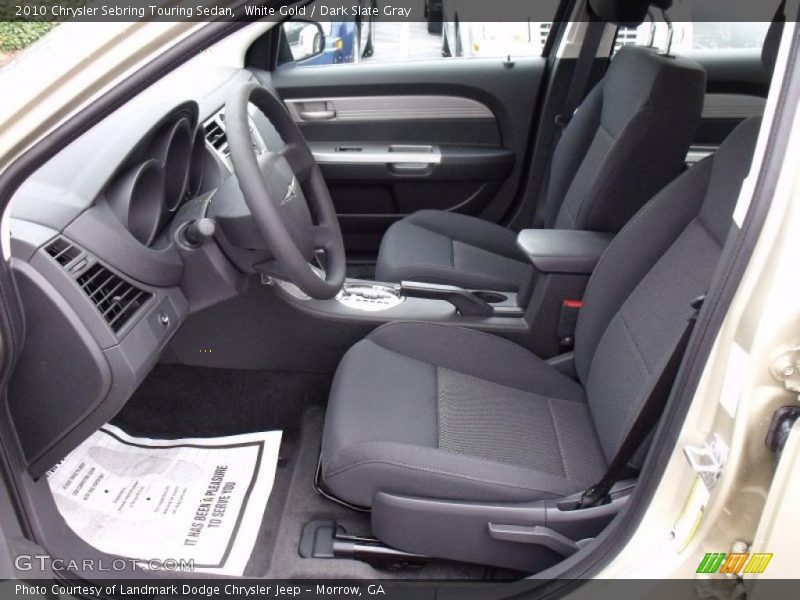 White Gold / Dark Slate Gray 2010 Chrysler Sebring Touring Sedan