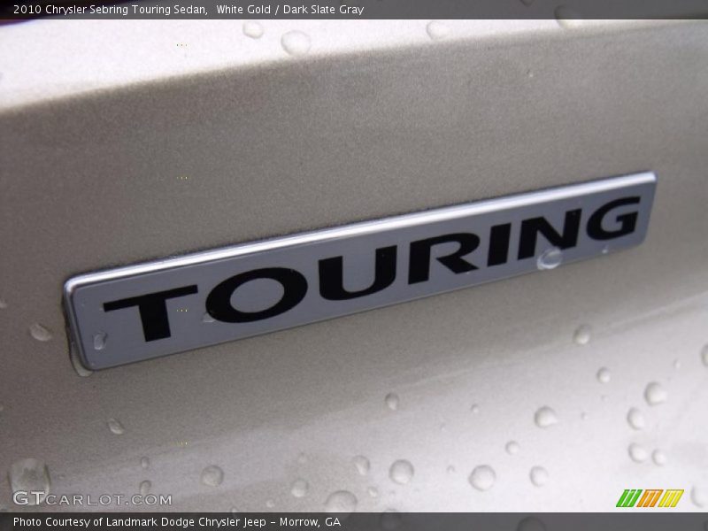 White Gold / Dark Slate Gray 2010 Chrysler Sebring Touring Sedan