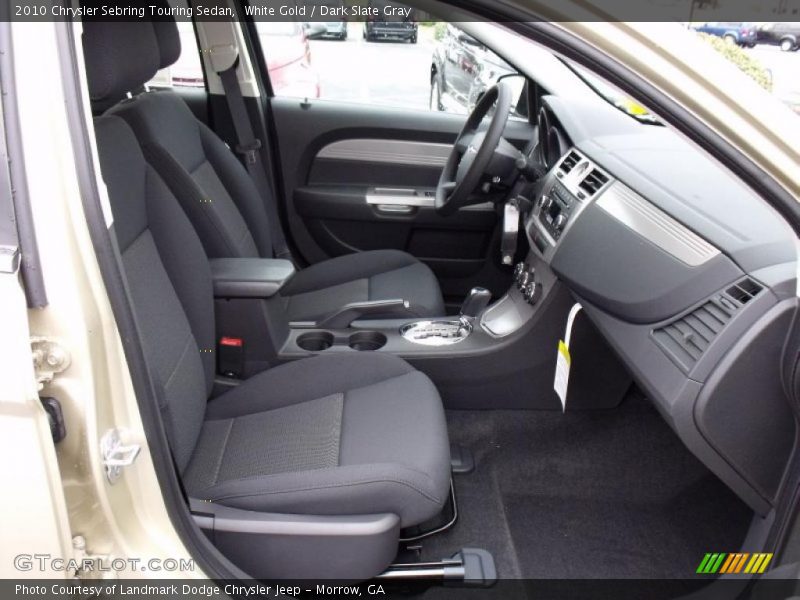 White Gold / Dark Slate Gray 2010 Chrysler Sebring Touring Sedan