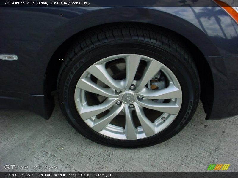 Slate Blue / Stone Gray 2009 Infiniti M 35 Sedan
