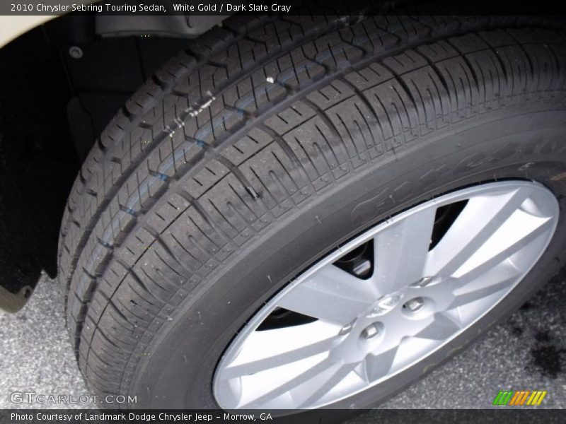 White Gold / Dark Slate Gray 2010 Chrysler Sebring Touring Sedan