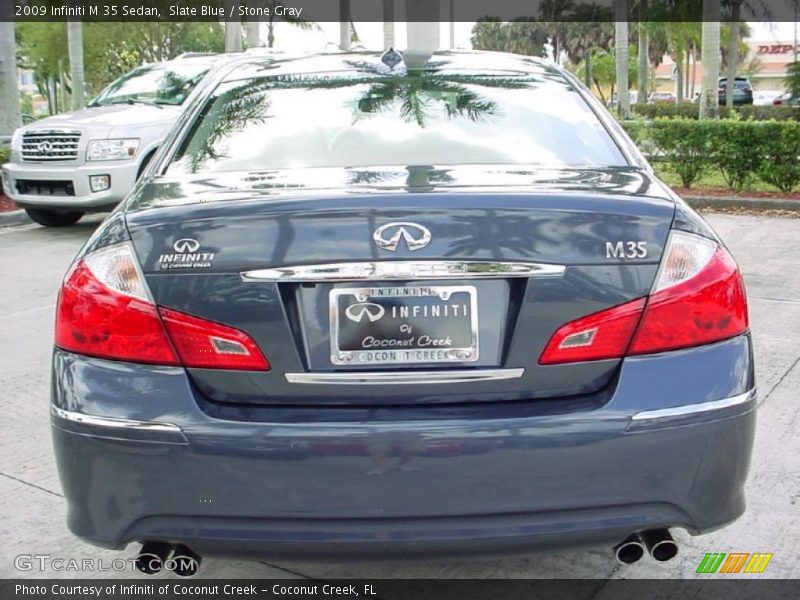 Slate Blue / Stone Gray 2009 Infiniti M 35 Sedan