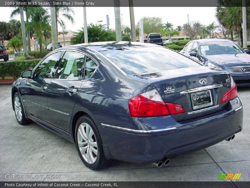 Slate Blue / Stone Gray 2009 Infiniti M 35 Sedan