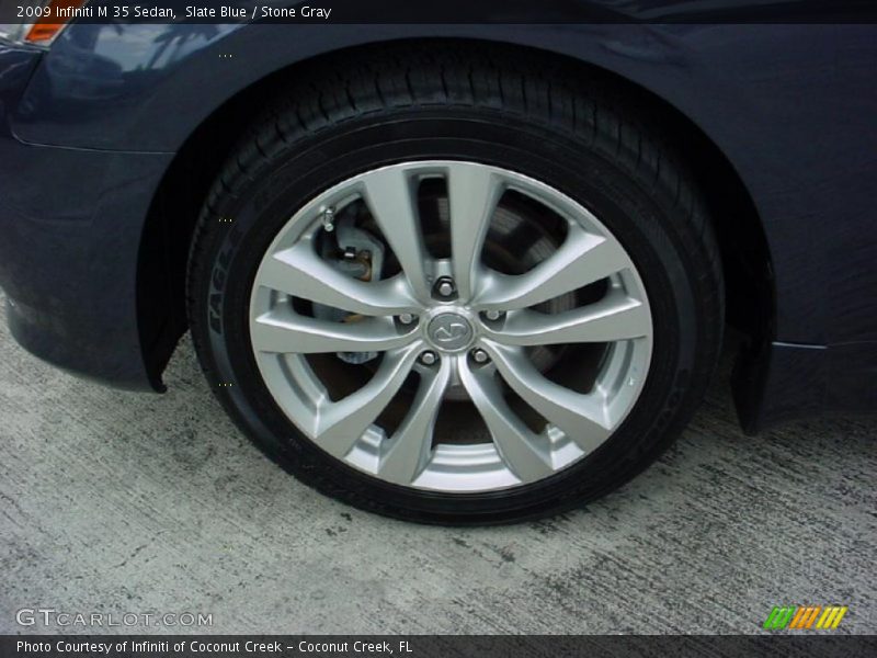 Slate Blue / Stone Gray 2009 Infiniti M 35 Sedan