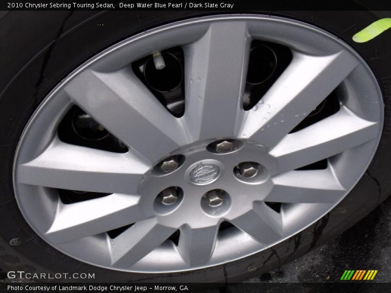 Deep Water Blue Pearl / Dark Slate Gray 2010 Chrysler Sebring Touring Sedan