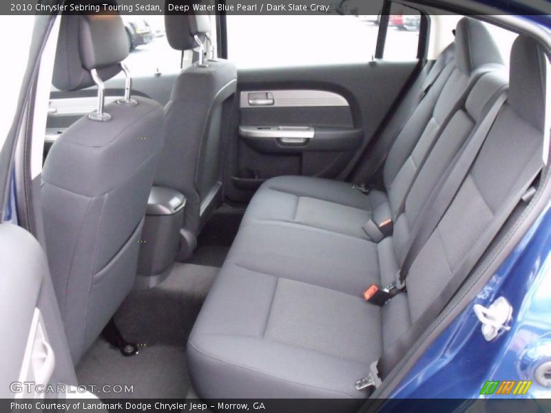 Deep Water Blue Pearl / Dark Slate Gray 2010 Chrysler Sebring Touring Sedan