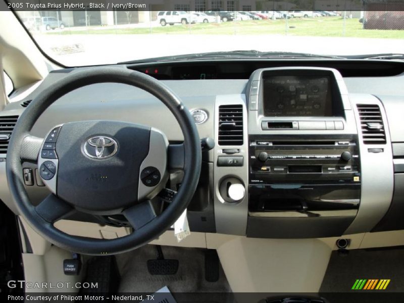 Black / Ivory/Brown 2005 Toyota Prius Hybrid