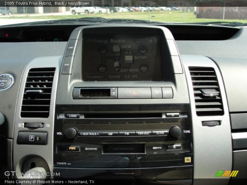 Black / Ivory/Brown 2005 Toyota Prius Hybrid