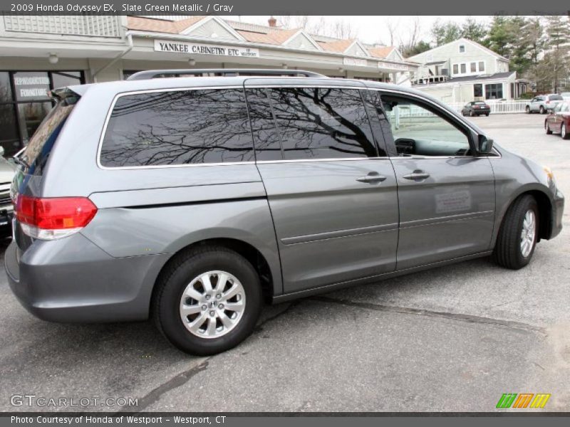 Slate Green Metallic / Gray 2009 Honda Odyssey EX
