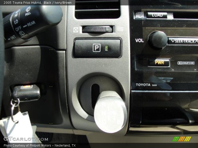Black / Ivory/Brown 2005 Toyota Prius Hybrid